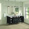 James Martin Vanities 60'' Double Vanity, Carbon Oak w/ 3 CM Lime Delight Quartz Top 485-V60D-CBO-3LDL - alternate 4